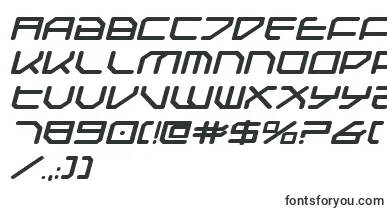  FederapolisExpandedBoldItalic font