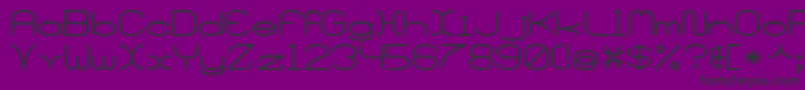 Santamonicamf Font – Black Fonts on Purple Background