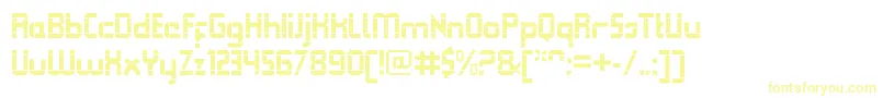 QueuebrickOpenbold Font – Yellow Fonts