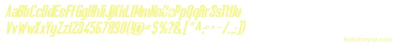 Solesurvivor-fontti – keltaiset fontit