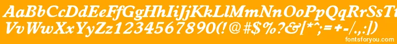 More about WorchesterBoldita Font WorchesterBoldita Font – White Fonts on Orange Background