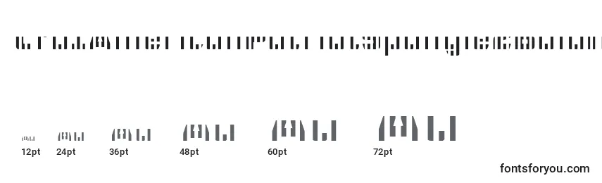 Размеры шрифта Cfb1AmericanPatriotSpangle2BoldItalic (14628)