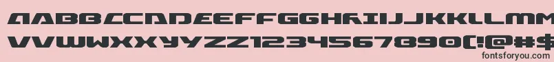 Iapetus Font – Black Fonts on Pink Background