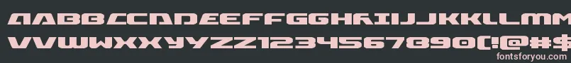 Iapetus Font – Pink Fonts on Black Background