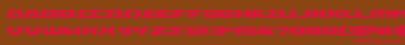 Iapetus Font – Red Fonts on Brown Background