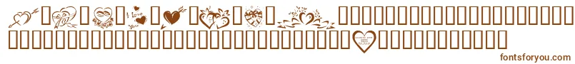 KrValentines2006Four Font – Brown Fonts