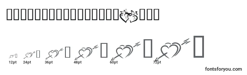 KrValentines2006Four Font Sizes