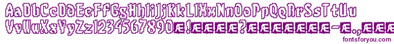 8bitlimo Font – Purple Fonts on White Background