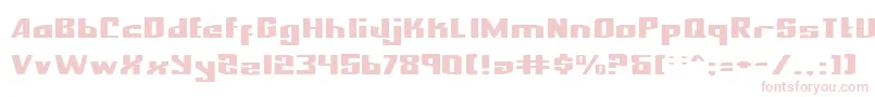 NationalExpressExpanded Font – Pink Fonts on White Background