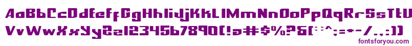 NationalExpressExpanded Font – Purple Fonts on White Background