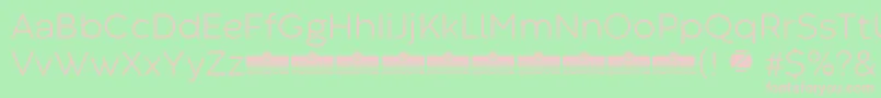 CodecWarmLightTrial Font – Pink Fonts on Green Background