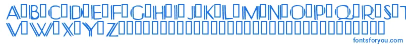 Шрифт Yonkeris – синие шрифты