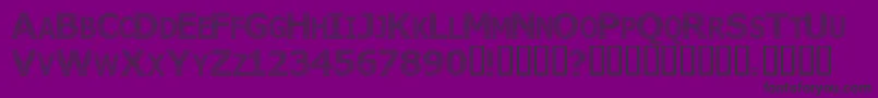 フォントWhereist – 紫の背景に黒い文字