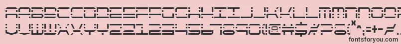 Qqv2c Font – Black Fonts on Pink Background
