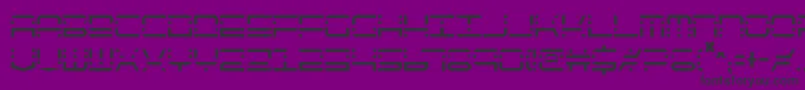 Qqv2c Font – Black Fonts on Purple Background