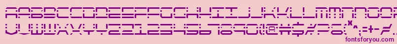 Qqv2c Font – Purple Fonts on Pink Background