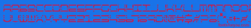 Qqv2c Font – Red Fonts on Blue Background