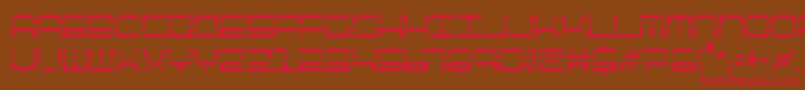 Qqv2c Font – Red Fonts on Brown Background