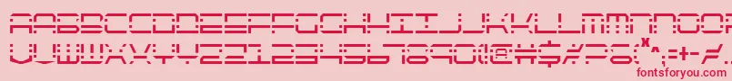 Qqv2c Font – Red Fonts on Pink Background
