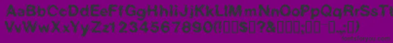 Eightcountssk Font – Black Fonts on Purple Background