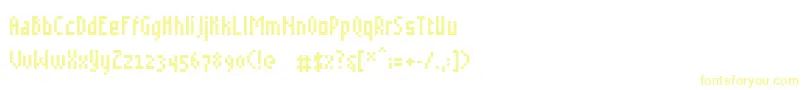 Шрифт Grudblit – жёлтые шрифты