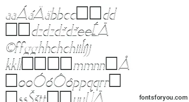 ElisiaopenfaceItalic font – slovak Fonts