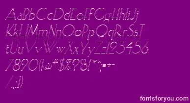 ElisiaopenfaceItalic font – Pink Fonts On Purple Background