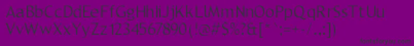 Trebble Font – Black Fonts on Purple Background