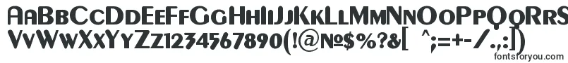 Шрифт GilgongoKaps – популярные шрифты