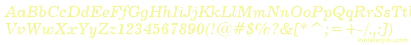 Century731ItalicBt Font – Yellow Fonts