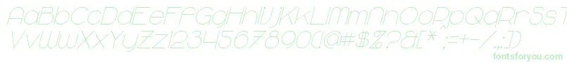 MajoramItalic Font – Green Fonts