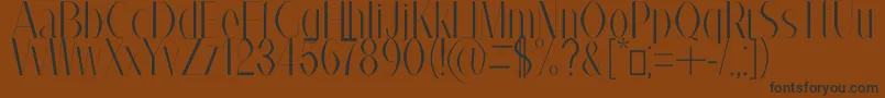 AlexBook Font – Black Fonts on Brown Background