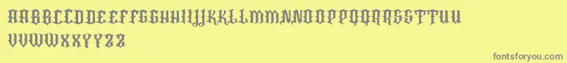 Weitere Informationen zur VtksRafia-Schriftart VtksRafia-Schriftart – Graue Schriften auf gelbem Hintergrund