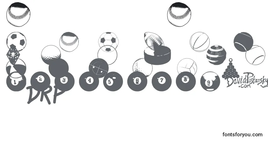 BallsBallsAndMoreBalls Font – alphabet, numbers, special characters