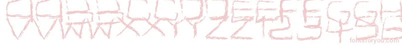 Spidery Font – Pink Fonts on White Background