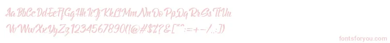BillyTheGangItalic Font – Pink Fonts