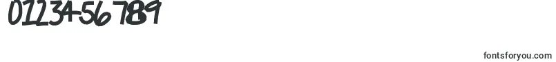 Gamesgetchunowhere-Schriftart – Schriften für Zahlen und Nummern