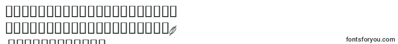 Duturner-Schriftart – sindhi Schriften