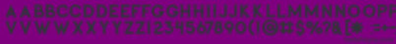 Jibrilregular Font – Black Fonts on Purple Background