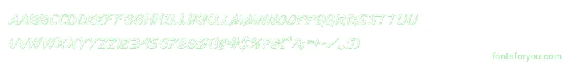 Flesheating3Dital-Schriftart – Grüne Schriften