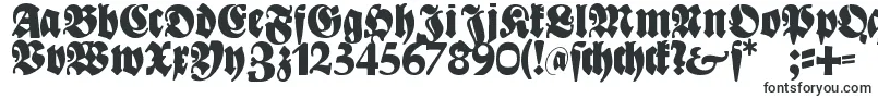 Шрифт Bayreuth – средневековые шрифты