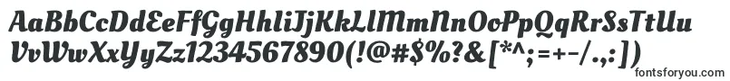 OleoscriptBold-fontti – Tietyt fontit