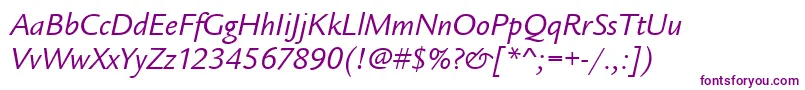 LegacySansItcTtBookitalic Font – Purple Fonts
