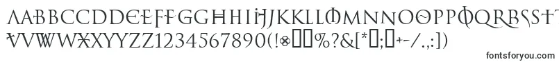 Шрифт Lelfnoir – шрифты с фиксированной шириной