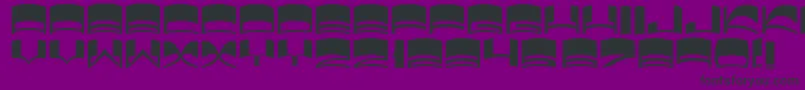 JmhElixir-Schriftart – Schwarze Schriften auf violettem Hintergrund
