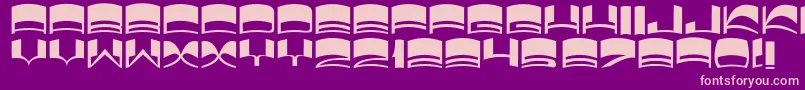 JmhElixir Font – Pink Fonts on Purple Background