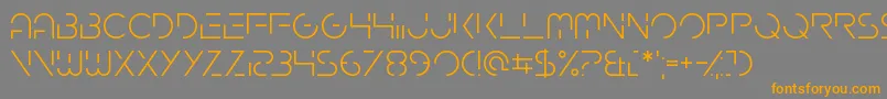 Подробнее о шрифте Gardenfreude Шрифт Gardenfreude – оранжевые шрифты на сером фоне