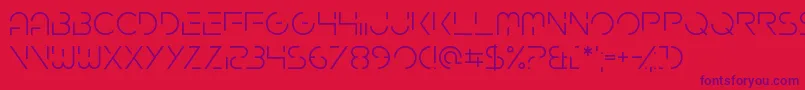 Gardenfreude Font – Purple Fonts on Red Background