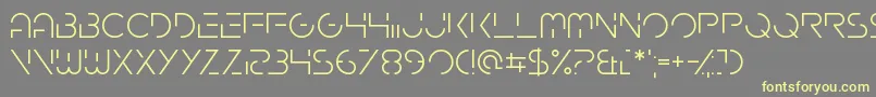 Gardenfreude Font – Yellow Fonts on Gray Background