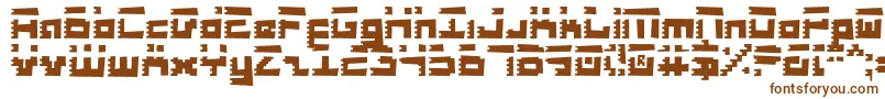 RoidRageRough-fontti – ruskeat fontit
